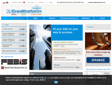 Tablet Screenshot of creditreform.pl