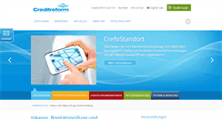 Desktop Screenshot of creditreform.de